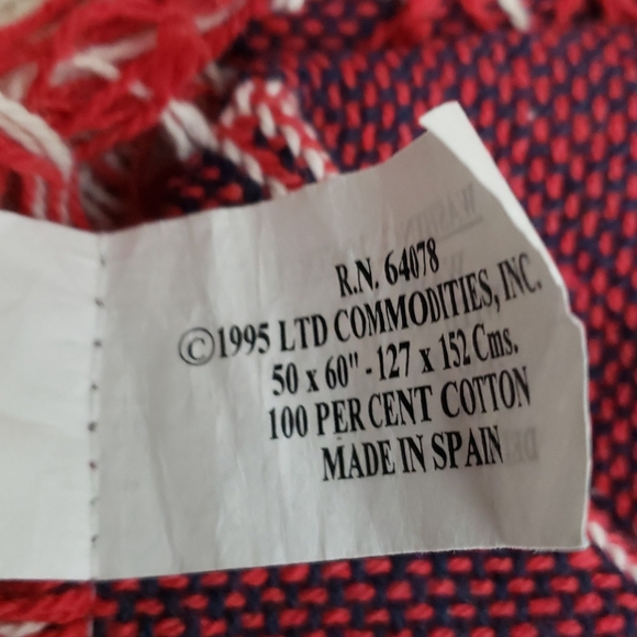 VTG 1995 Teacher's tapestry throw blanket cotton Teachers Touch a Life Forever - Picture 7 of 8